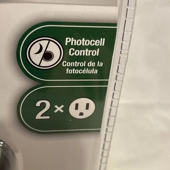 Digital Timer Dusk To Dawn #0154182 - NEW Utilitech Outdoor 2 X Outlet - Picture 5 of 8